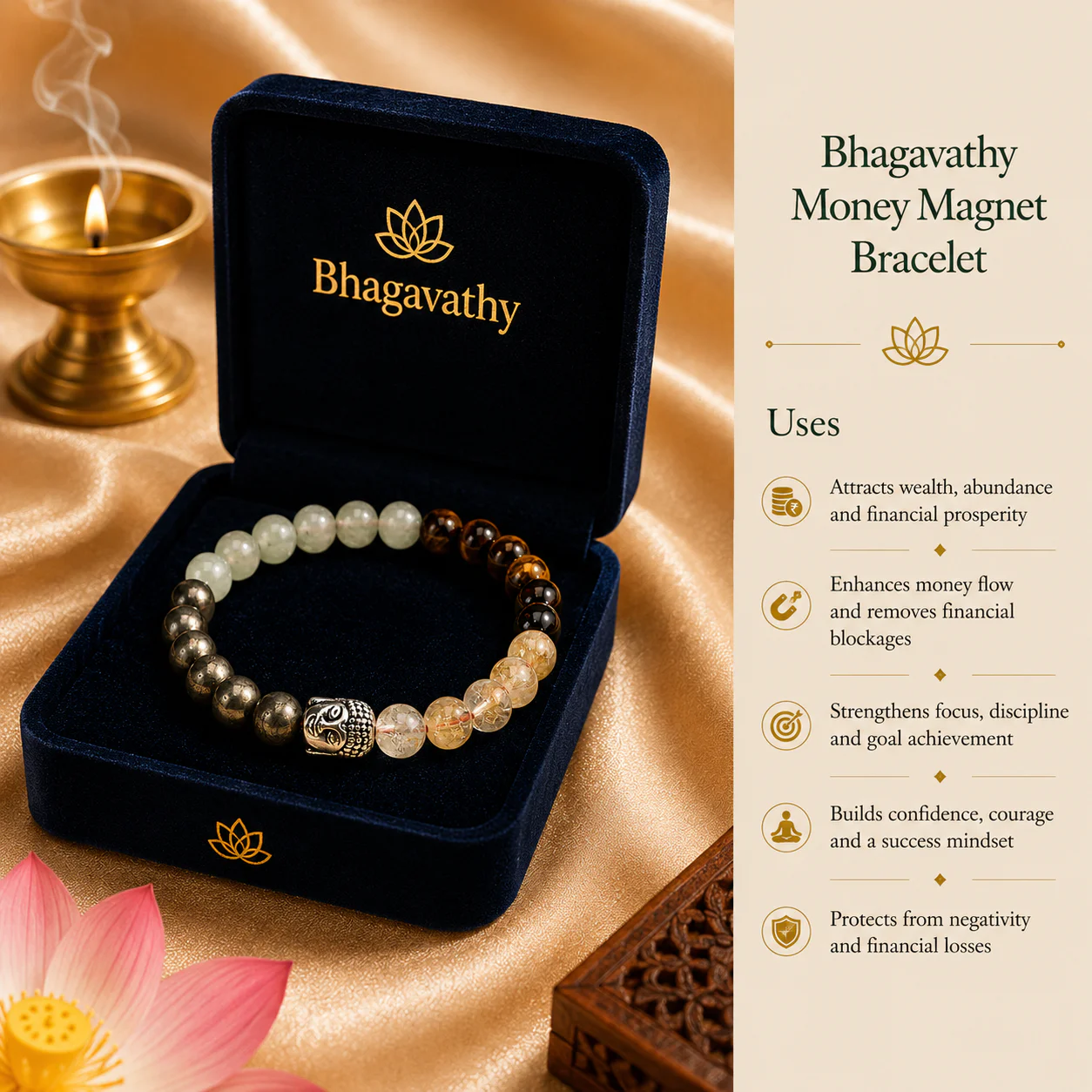 Bhagavathy Money Magnet Bracelet